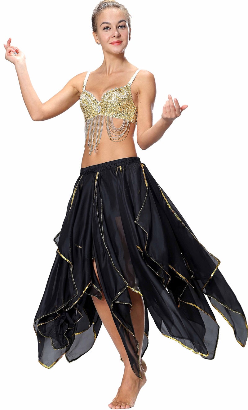 Seawhisper Belly Dancing Dance Dancer Skirt Pirate Costume Steampunk Women Gothic Renaissance Masquerade - Image 4